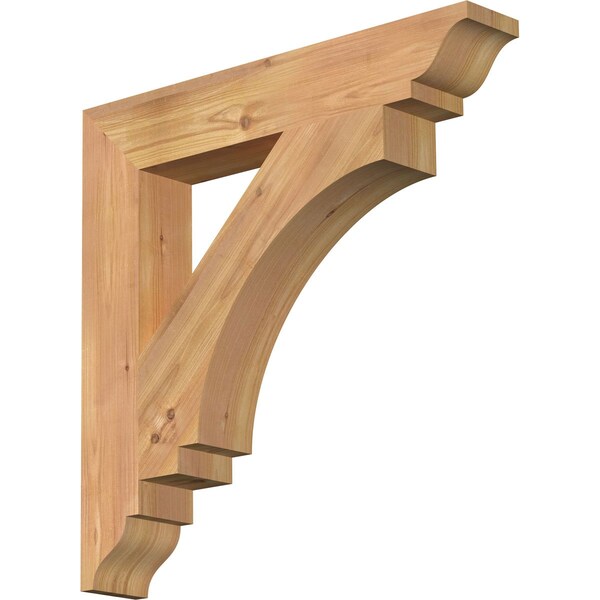 Ekena Millwork Imperial Traditional Smooth Bracket, Western Red Cedar, 3 1/2"W x 22"D x 22"H BKT04X22X22IMP01SWR - main